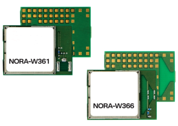 u-blox發(fā)布新款雙頻Wi-Fi藍(lán)牙LE模塊：NORA-W361-00B、NORA-W366-00B