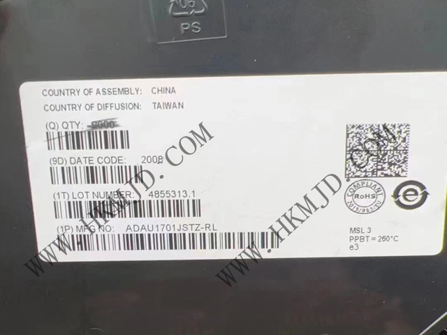 ADAU1701JSTZ SigmaDSP? 28/56 Bit音頻DSP，內(nèi)置2個ADC和4個DAC