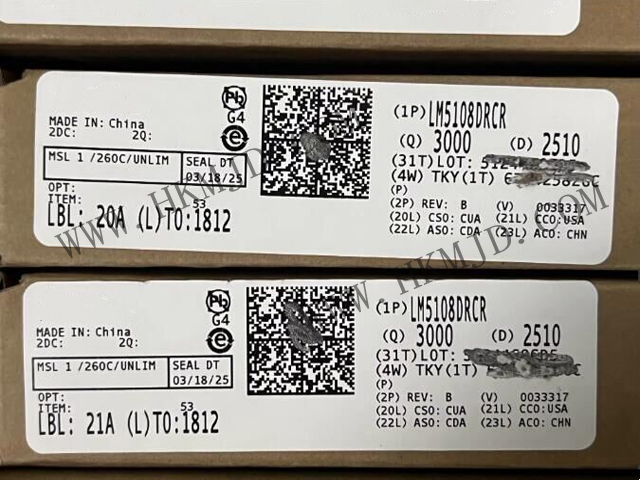 [供應(yīng) TI 電源管理IC] 供應(yīng)TI LM5108DRCR 2.6A，110V 半橋柵極驅(qū)動(dòng)器