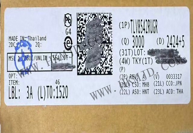 [供應 TI 放大器] TLV8542RUGR 500nA，RRIO 運算放大器